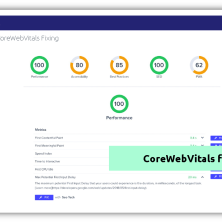 Kleecks Core Web Vitals Fixing